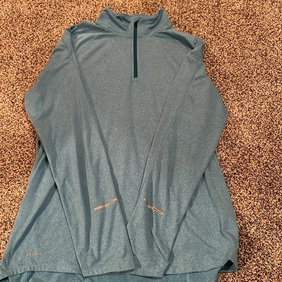 Nike DRI-FIT light blue Running Jacket - Picture 2 of 2